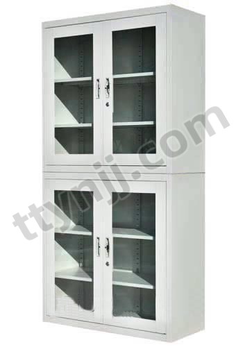 點擊查看商品:玻璃平開門書柜